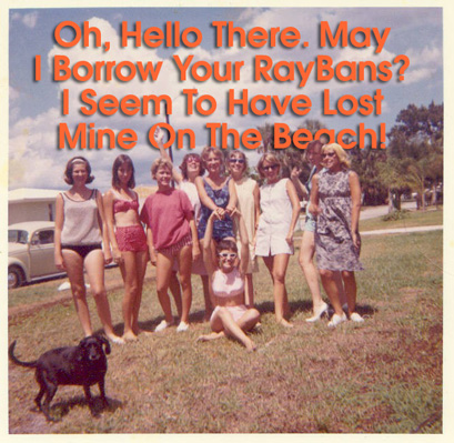 girls in rickey johnson's front yard