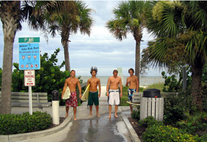 indian rocks beach surfers august 13, 2004